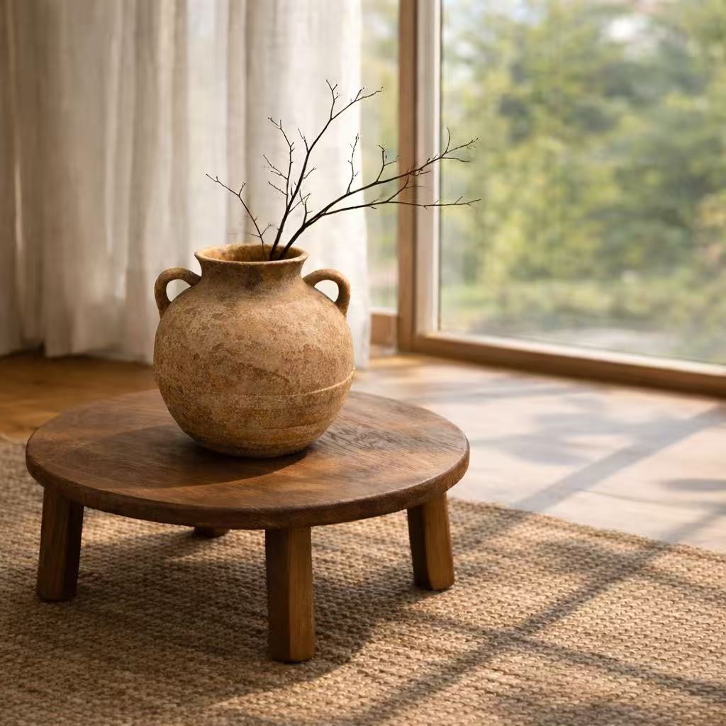 ナチュラル陶器花瓶 一輪挿し フラワーベース | SANMU LIFE
